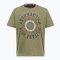 Férfi póló Aeronautica Militare TS2538UJ00727 lichen green