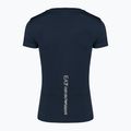 Női póló EA7 Emporio Armani Train Shiny navy blue/logo light gold 2