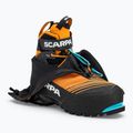 Férfi magas alpin csizma SCARPA Phantom 6000 fekete/ élénk narancssárga 8