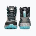 Női trekking cipő SCARPA Rush TRK GTX midgray/aqua 11