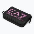 Pénztárca EA7 Emporio Armani Train Zip Around black/cyclamen