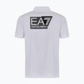 Férfi galléros póló EA7 Emporio Armani Train Visibility white 2