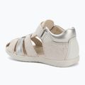 Geox Macchia fehér/ezüst gyermek szandálok 3