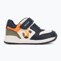 Geox Rishon navy/világos narancssárga gyermekcipő 2