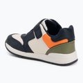 Geox Rishon navy/világos narancssárga gyermekcipő 3