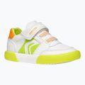 Geox Gisli fehér/fluo zöld gyermek cipő 8