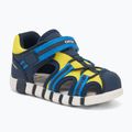 Geox Iupidoo gyermek szandál navy/fluo yellow