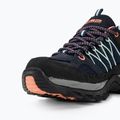 Női trekking cipő CMP Rigel Low blue/giada/peach 7