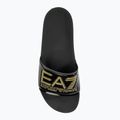 Papucs EA7 Emporio Armani Water Sports Visibility shiny black/gold 5