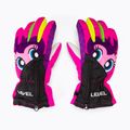 Gyermek snowboard kesztyű Level Lucky pink 4146