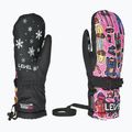 Gyerek snowboardkesztyűk Level Junior Mitt hot pink