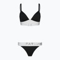 Női kétrészes fürdőruha EA7 Emporio Armani Water Sports BW Maxi Logo bianco/nero