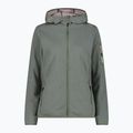Női CMP Zip Hood trekking pulóver szalvia/jade