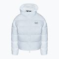 Női EA7 Emporio Armani Train Shiny ECO Extra bélelt bomberdzseki fehér