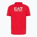 Férfi EA7 Emporio Armani Train Visibility Polo póló salsa póló 2