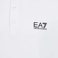 Férfi EA7 Emporio Armani Core Identity Piqué póló póló fehér 3