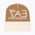 EA7 Emporio Armani Mountain Visibility Beanie vanília jég / tigrisszem téli sapka 4