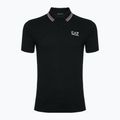 Férfi EA7 Emporio Armani Golf Pro Polo Pro Polo Check ing fekete