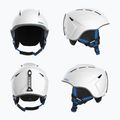 Gyerek sísisak Briko Makalu Jr shiny white/lochmara blue
