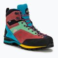 Női trekking cipő Lomer Badia High Mtx turquoise/begon