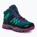 Gyerek trekking cipő CMP Rigel Mid lake/pink fluo