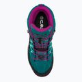 Gyerek trekking cipő CMP Rigel Mid lake/pink fluo 5