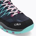 CMP gyermek túrabakancs Rigel Low Wp b.blue/acqua 7