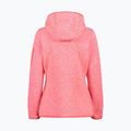 Női CMP Red Fluo/Bianco fleece melegítőfelső 3H19826/07CM 3