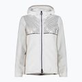 Női CMP Fix kapucnis fleece pulóver fehér 32H0386/A001