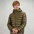 Férfi kabát Blauer USA Charles dark olive inside mist grey 2