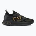 Cipő EA7 Emporio Armani Black & White Altura Knit triple black/gold 2