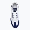 EA7 Emporio Armani fekete-fehér Vintage fehér/középkori kék cipő 5