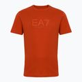 Férfi EA7 Emporio Armani Visibility Cotton Crew póló rooibos tea póló