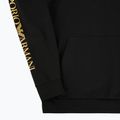 Férfi Emporio Armani EA7 Train Logo Series Extended Logo Hoodie fekete / arany 3