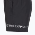 Férfi EA7 Emporio Armani Extended Logo Boxer fürdőruha fekete / ezüst 3