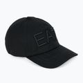 EA7 Emporio Armani Train Logo Series hímzett baseball sapka fekete