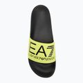 EA7 Emporio Armani vízi sportok láthatósági sárga flueo / fekete flip-flopok 5