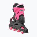 Gyerek görkorcsolya védőfelszereléssel Rollerblade Microblade Combo Jr black/pink 4