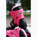 Gyerek görkorcsolya védőfelszereléssel Rollerblade Microblade Combo Jr black/pink 9