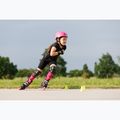 Gyerek görkorcsolya védőfelszereléssel Rollerblade Microblade Combo Jr black/pink 11