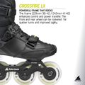 Férfi görkorcsolya Rollerblade Crossfire LX black/lime 9