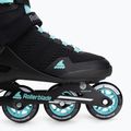 Női görkorcsolya Rollerblade Sirio 80 W fekete/teal kék 7