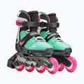 Rollerblade Microblade XT Jr gyermek görkorcsolya fekete/tengerzöld 2