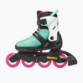 Rollerblade Microblade XT Jr gyermek görkorcsolya fekete/tengerzöld 4