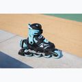 Rollerblade Microblade Jr gyermek görkorcsolya fekete/világoskék 8