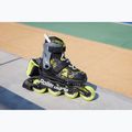 Rollerblade Microblade SL Jr gyermek görkorcsolya fekete/lime 8