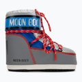 Női Moon Boot Icon Low Space Racing ezüst/kék/piros hócsizma 2