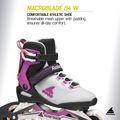 Női görkorcsolya Rollerblade Macroblade 84 W light grey/violet/orange 8