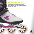 Női görkorcsolya Rollerblade Macroblade 84 W light grey/violet/orange 9