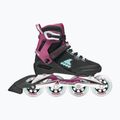 Női görkorcsolya Rollerblade Macroblade 84 W black/burgundy/ocean green 2